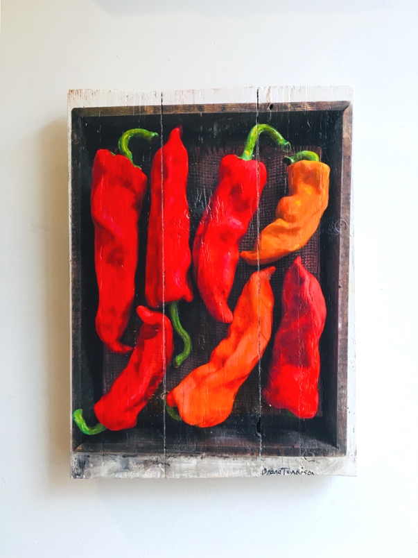 'Romano Peppers 6/30' by artist Diana Tonnison